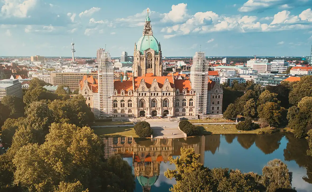 Aufnahme des Neuen Rathauses Hannover